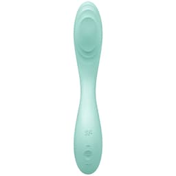 Satisfyer Rrrolling Pleasure mit Bedienfeld in Nahaufnahme, als Studioaufnahme freigestellt