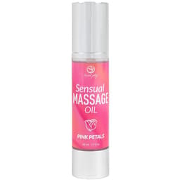Secretplay Pink Petals-Massageöl, Flasche mit 50 ml in der Gesamtansicht