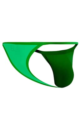 Cut4Men Tanga Kini in Türkis, Nahaufnahme des elastischen Materials