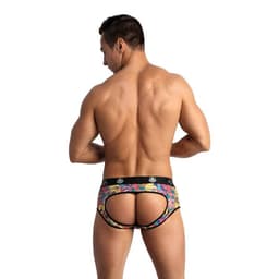 Anais Men Comics Jockstrap-Bikini von hinten mit offenem Gesäß