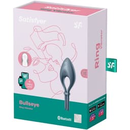 Verpackung des Satisfyer Bullseye Vibrationsrings mit Produktangaben