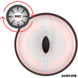 Jamyjob automatischer Masturbator Cyclone Schwarz aus einem weiteren Blickwinkel fotografiert