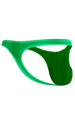 Cut4Men Bulge String Plus in Türkis, Nahaufnahme des elastischen Materials
