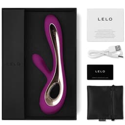 Lelo Soraya 2 – Rabbit-Vibrator mit Doppelmotor – Deep Rose, Ansicht 5