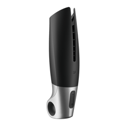 Satisfyer Power Masturbator in der Hand gehalten im Größenvergleich