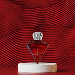 Eye of Love Matchmaker Red Diamond LGBTQ Parfum, Sprühkopf und Halsstück aus der Nähe