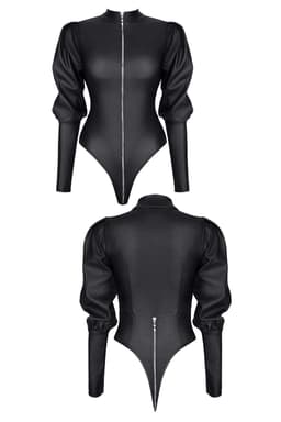Demoniq Black Rose Body am Körper getragen, seitliche Ansicht