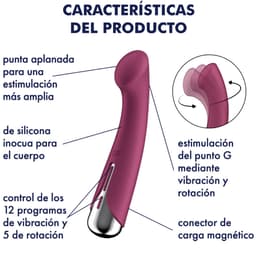 Satisfyer Spinning G-Spot 1 Vibrator im Größenvergleich zur Hand