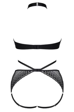 Demoniq LadyX Perla Ouvert-Body, Rückansicht komplett, klar und detailreich fotografiert