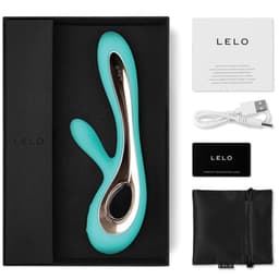 Lelo Soraya 2 von der Seite mit externem Stimulator im Detail