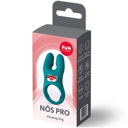 Fun Factory Nos Pro, Detailansicht des flaschengrünen Silikons