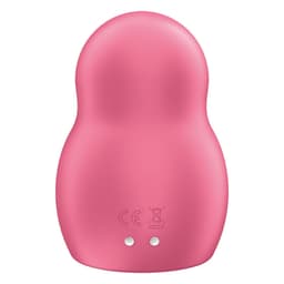 Satisfyer Pro To Go 1 Klitoris-Stimulator aus medizinischem Silikon von hinten mit geschwungener Rückseite