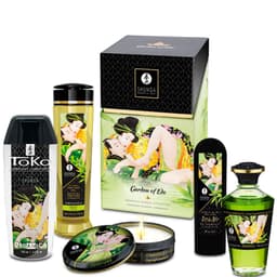Shunga Edo Garden Kit, Gesamtansicht aller fünf Bio-Produkte