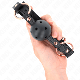 Kink Ballknebel, Größenvergleich mit 4 cm Durchmesser – zusätzliche Detailansicht des Produkts
