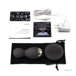Lelo Hula Beads Farbvarianten Blau und Schwarz im Vergleich im Kontext der Originalverpackung
