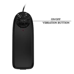 Baile – aufblasbarer Vibro-Dildo mit Hoden, Saugnapf und Fernbedienung – 18.8 cm, Ansicht 15