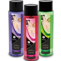 Shunga Bade & Duschgel Frosted Cherry, Schaumtextur in der Anwendung