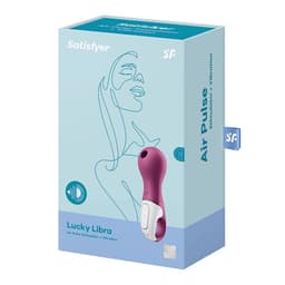 Verpackung des Satisfyer Lucky Libra mit Produktabbildung und Angaben