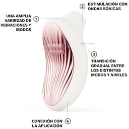 LELO Sona 3 – akustischer Klitorisstimulator mit SenSonic-Technologie – Weiss, Ansicht 14