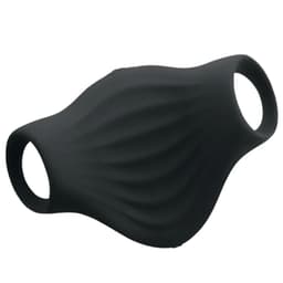 Rocks-Off Palm Black von der Seite mit Fingerschlaufen im Detail