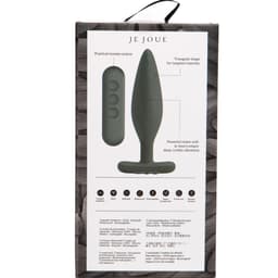 Fernbedienung des Je Joue Egon Analvibrators neben dem Toy fotografiert