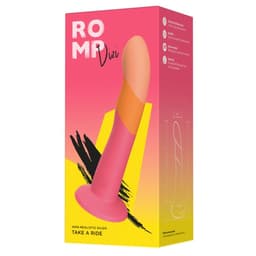 Ausgestellte Basis des Romp Dizi Dildos von unten betrachtet