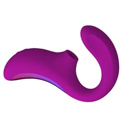 Lelo Enigma Tiefrosen, USB-Ladekabel und Zubehör in typischer Produktfoto-Perspektive