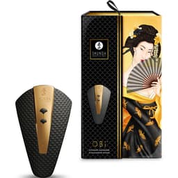 Shunga Obi – Auflegevibrator für Klitoris, Schamlippen und Damm – Schwarz, Ansicht 18