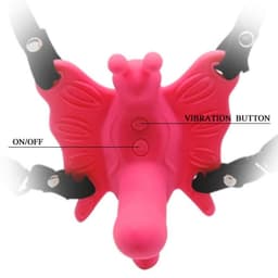 Verpackung des Baile Butterfly Harness mit Fernbedienung mit Produktabbildung und Herstellerangaben
