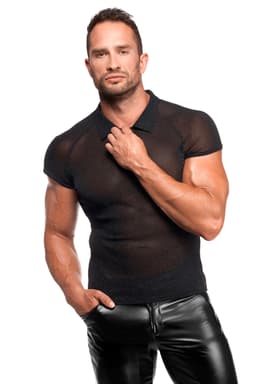 Noir Handmade Poloshirt, Rückenansicht im Detail