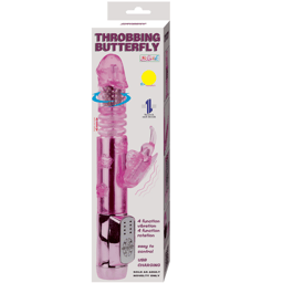 Baile Rabbit Throbbing Butterfly Rotations-Vibrator, Gesamtansicht