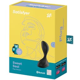Verpackung des Satisfyer Sweet Seal Analvibrators in Schwarz
