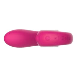 Snail Vibe Gizi Lite Pink im Größenvergleich mit einer Hand als Produktfoto