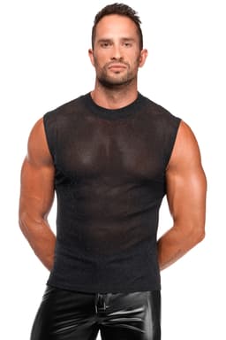 Noir Handmade Tank Top am Körper getragen, seitliche Ansicht