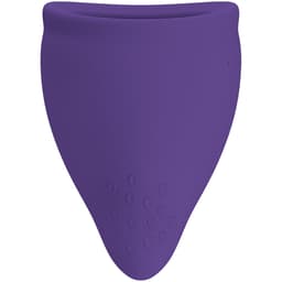 Fun Factory Fun Cup Größe B Schwarze Johannisbeere, Ansicht von der Seite mit Griff