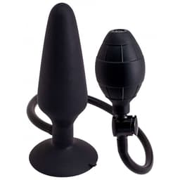 Seven Creations aufblasbarer Analplug aus Silikon mit Handpumpe, Gesamtansicht