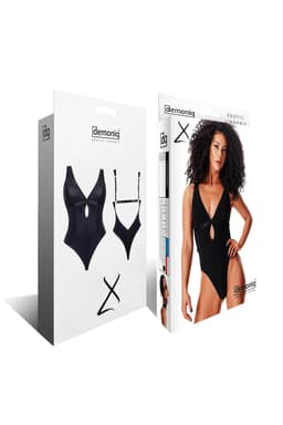 Demoniq LadyX Gracia Body, Detailansicht des Verschlusses, produktnah aufgenommen