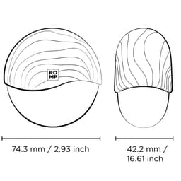 ROMP Spin Rabbit-Vibrator mit rotierendem Schaft, Grafik zur 360-Grad-Rotation des Schafts