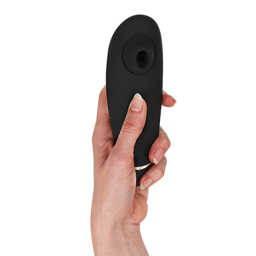 Womanizer Premium 2 Klitorisstimulator, Anwendungsgrafik zur Handhabung