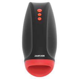 Jamyjob Novax Masturbator mit magnetischem USB-Ladekabel am Anschluss
