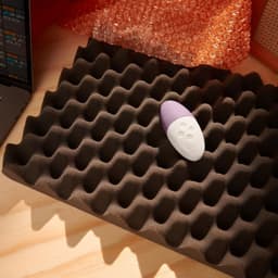 Verpackung des Lelo Siri 3 Klitoris-Massagegeräts in Calm Lavendel
