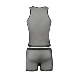 Passion Oscar Herren-Dessous-Set in Nahaufnahme des Materials
