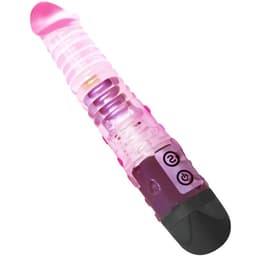 Baile Vibrator Rosa mit genoppter Schaft-Oberfläche im Detail