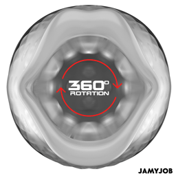 Jamyjob Blow-R Masturbator, Nahaufnahme des LED-Displays und der Bedientasten