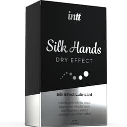 INTT Silk Hands Silikon-Gleitgel, Verpackung mit Produktinformationen
