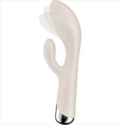 Satisfyer Spinning Rabbit 1 – Rabbit-Vibrator mit Rotation für G-Punkt und Klitoris – Beige / BEIGE, Ansicht 19