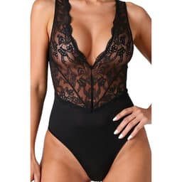 Passion Evalie Body in Rot von hinten, offener Rücken im Detail