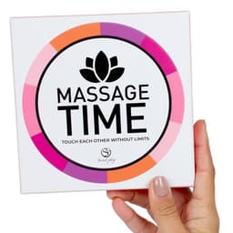 Verpackung des Secret Play Massage Time Kartenspiels