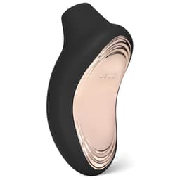 Lelo Sona 2 Cruise Schwarz von der Seite, Mundstück im Detail