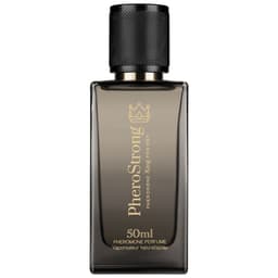 PheroStrong King Pheromon-Parfum für Männer, Flakon mit Sprühkopf von der Seite